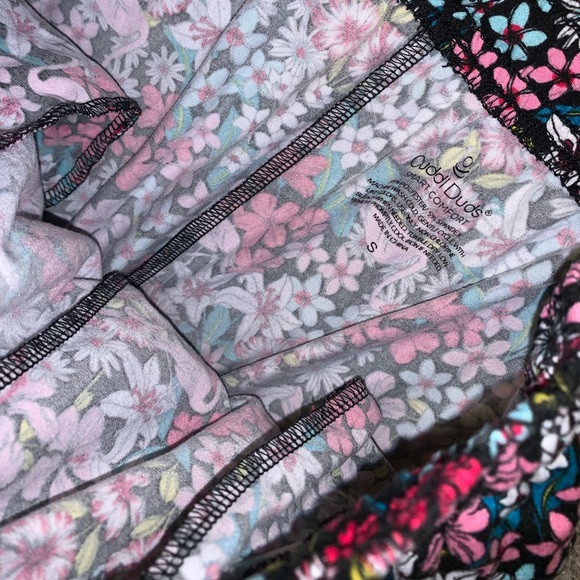 Cuddl Duds Smart Comfort Red, Pink & Blue Floral Pants size S - Picture 7 of 10